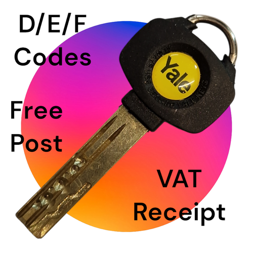 YALE PLATINUM 3 STAR DEF PDPEPF GENUINE SECURITY DOOR KEY CUT TO CODE FREE P&P - Picture 6 of 9