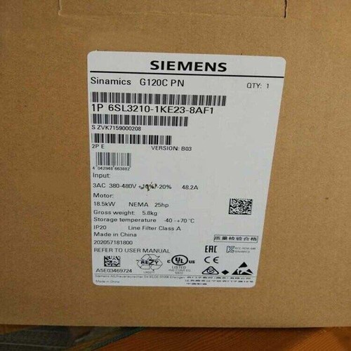 Module De Puissance Siemens SINAMICS 6SL3210-5BE15-5CV0 - Neuf Sous Emballage D'origine