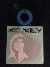 Barry Manilow 7” IMPORT Vinyl 45 Could It Be Magic & I Am 1975 Arista LP 1 UK