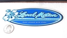  VINTAGE LOCAL MOTION HAWAIIAN HAND SHAPED LONGBOARDS SURFING SURF STICKER LARGE