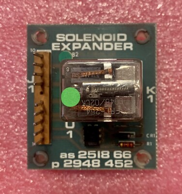 Original Bally & Midway Pinball Solenoid Expander Board Relay AS