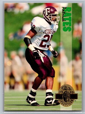 1993 Classic Four-Sport Football #170 Patrick Bates Texas A&M