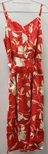 Ava & Viv Womens Sundress Adjustable Straps Red Floral size 4X nwt