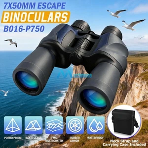 High Magnification 7x50 HD Professional Zoom Binoculars Telescope High Power+Bag