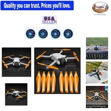 Orange Stealth Propellers for DJI Mini 3 Pro  Mini 4 Pro 4-Pack