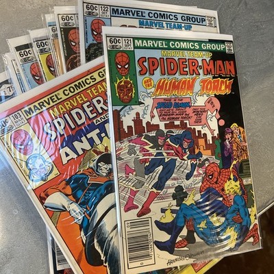 Marvel Team-Up Lot 103 121 (1st Frogman) 122 125 127 128 129 130 134 144 An. 2