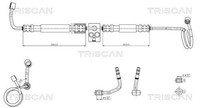 Hydraulikschlauch Lenkung Triscan 8516 29086 FüR Audi A6 C5 Avant 4B5 4B6 4B2