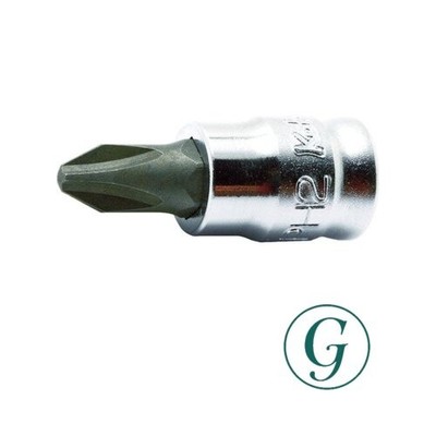 Ko-ken Z-EAL 1/4'' Kreuzschlitz Bit Stecknuss +3 2000Z.28-3