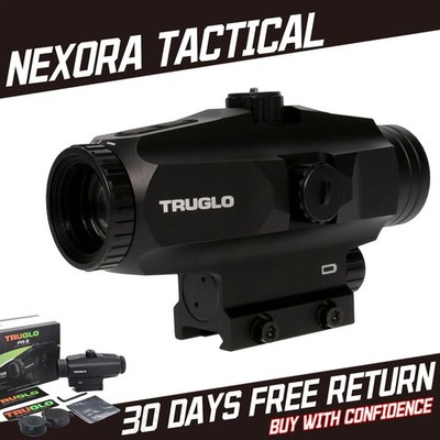 Truglo Prism PR3 Red Dot Sight 3x32mm 6 MOA CQB Circle Dot Black USA STOCK