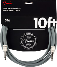 Fender 10' Anniversary Guitar Instrument Cable, Gray 10-Foot 0990823070