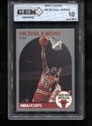 Michael Jordan 1990-91 Hoops #65 Basketball Card NBA Chicago Bulls GEM MINT 10