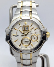 Seiko Coutura Kinetic Perpetual 7D48 White Two Tone Sapphire | New Capacitor