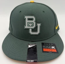 Baylor Bears BU Nike True Snapback Hat Cap