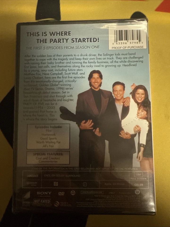 PARTY OF FIVE FLASHBACK FAVORITES 2011 DVD,NEW SEALED - Image 2 of 4