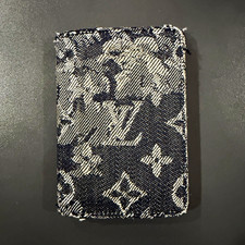Louis Vuitton Mens Monogram Tapestry Blue Gra...