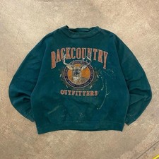 Vintage 90s Backcountry Outfitters Deer Natur...