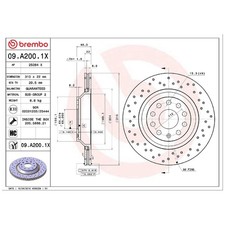2x Bremsscheibe hinten für Seat Leon 5F1 SC 5F5 ST 5F8 Tarraco KN2 | 26250501
