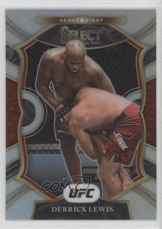 2021 Panini Select UFC Concourse Silver Prizm Derrick Lewis #22 12xy