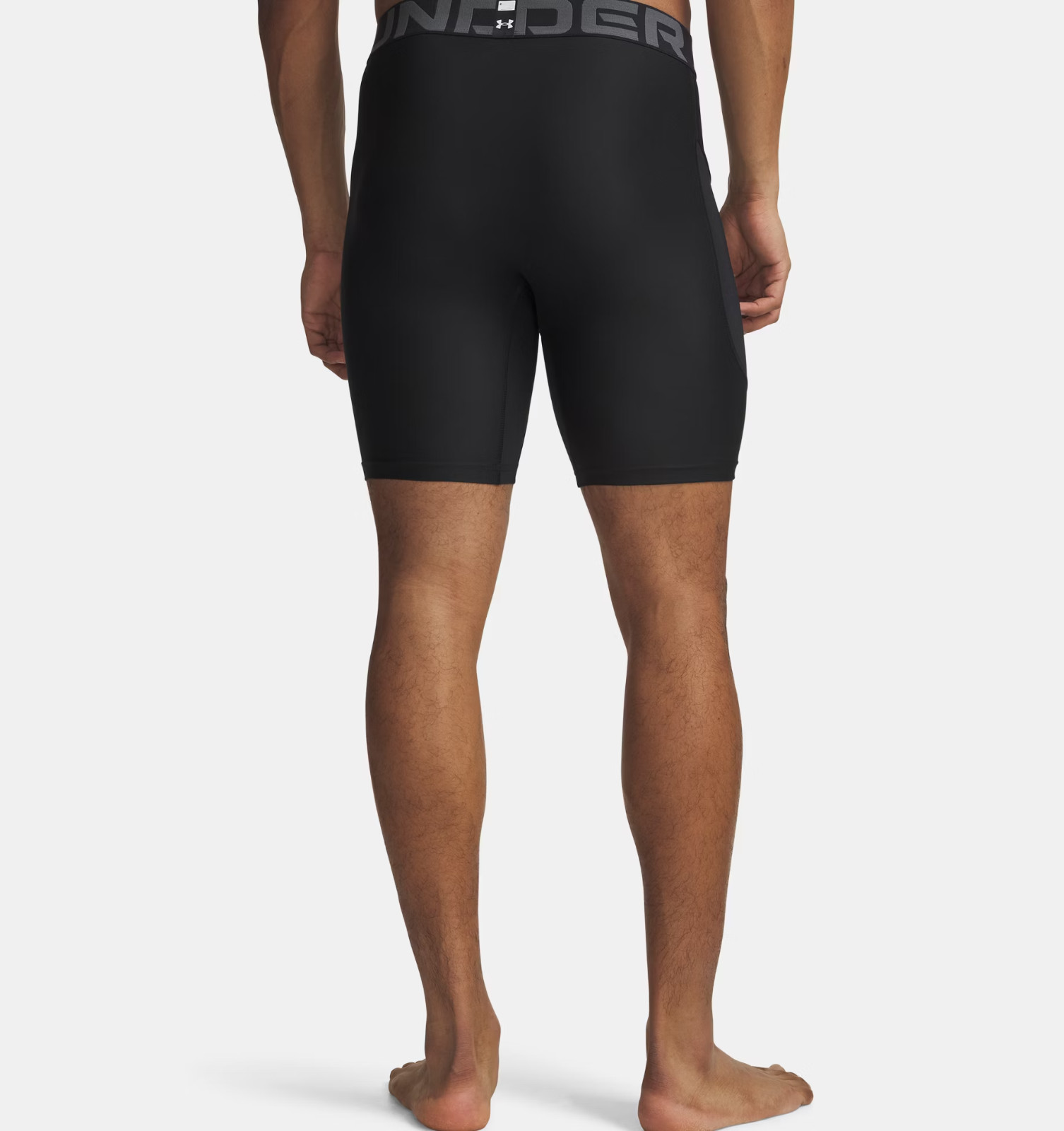 Under Armour HeatGear 6" Compression Shorts Men's 2XL Black 1361596-001 NWT thumbnail 2
