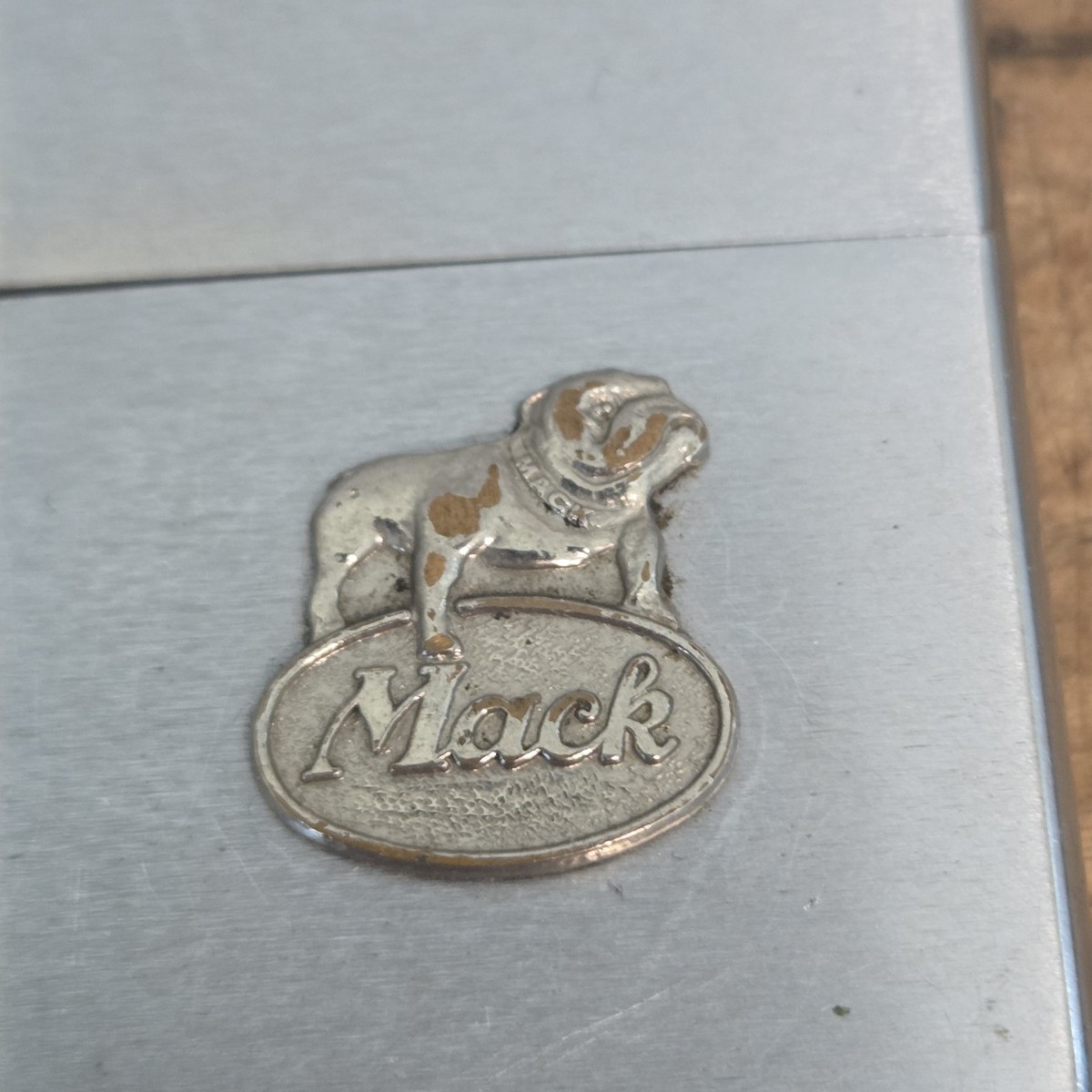 1958 Vintage Zippo Lighter - Mack Truck Bulldog Emblem | eBay