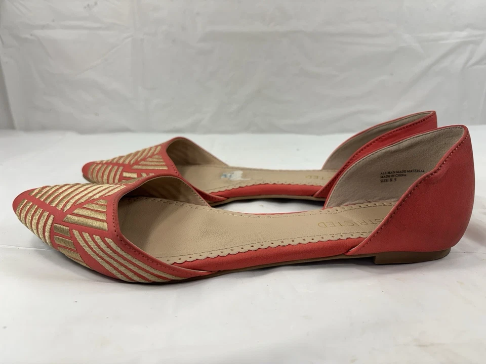 Puntera puntiaguda bordada restringida sin cordones talla 8,5 Foto 4 de 4