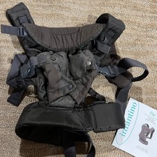 Infantino Flip 4-in-1 Convertible Baby Carrier Adjustable Ergonomic Gray/Black