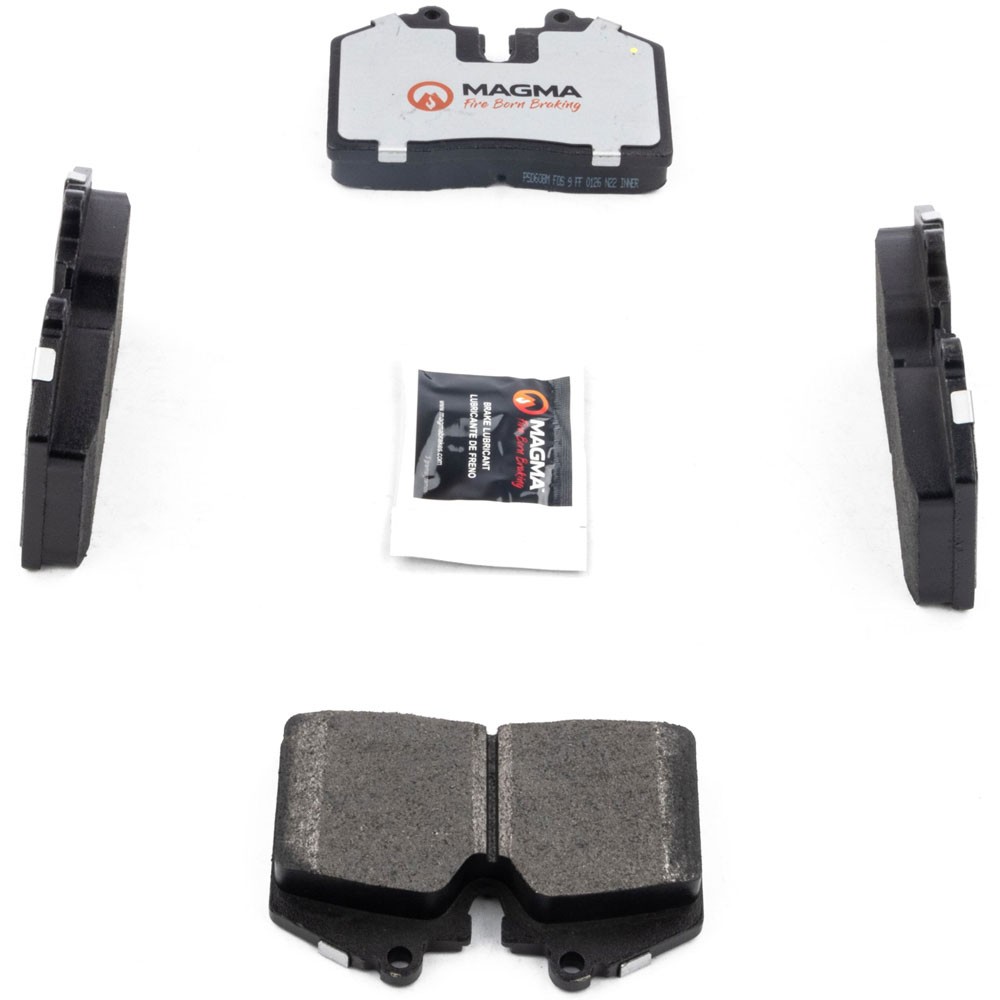 For Porsche 928 944 Ferrari F355 1987-2007 Magma Rear Brake Pad Set