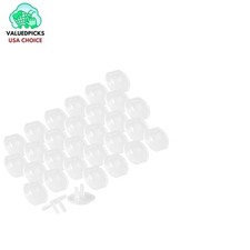 Effortless Installation Clear Outlet Covers 30 Count, Baby Safety Essential