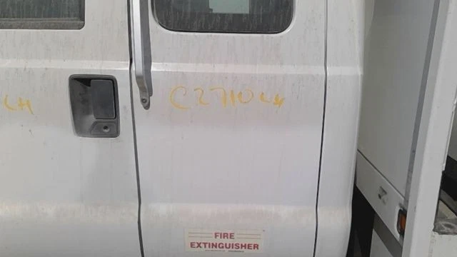 17 Ford F650 Superduty Puerta Trasera Izquierda Driver Blanco Yz Foto 3 de 4