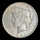 1923 Peace Silver Dollar AU