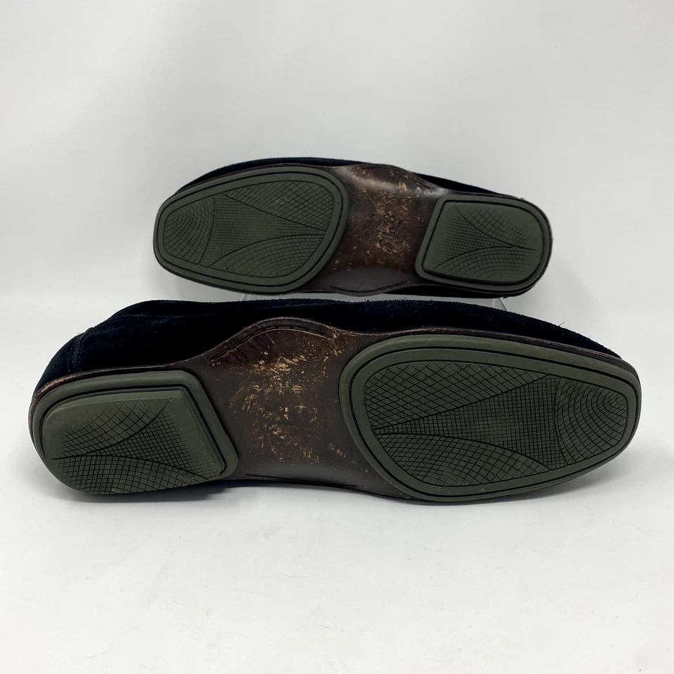 Mocasines de gamuza Tommy Bahama 'Panamá' para hombre talla US 11 M negros sin usar, puntera Foto 4 de 4