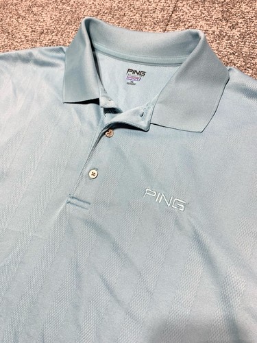 PING Collection Golf Polo Shirt Mens XL Teal Performance Dynamics