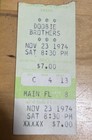 1974 Doobie Brothers Notre Dame Concert Ticket Stub South Bend Indiana IN Vtg — photo 1