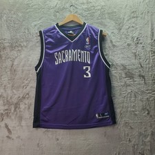 Very Rare Reebok SACRAMENTO KINGS Cuttino Mobley White Basketball Jersey Men’s M