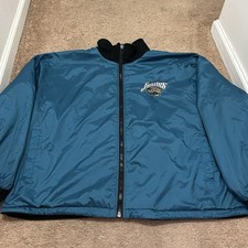 Pro Player Jacksonville Jaguars Reversible Jacket Fleece Nylon Size XL Vintage