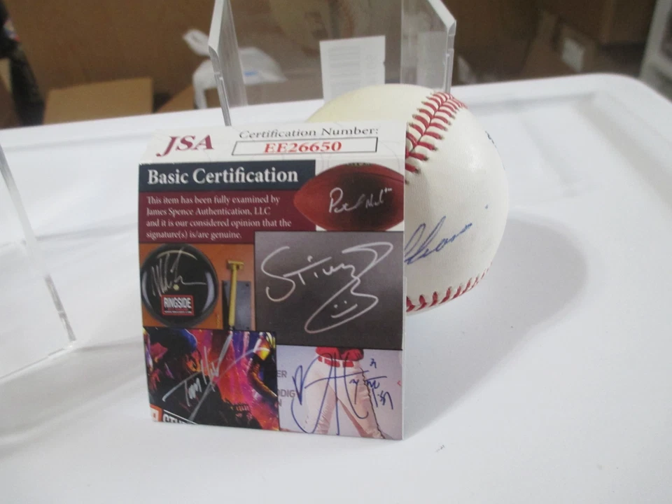 All Time Great Billy Williams Chicago Cubs Autographed Baseball JSA - Image 2 of 2