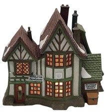 Vintage Department 56 Dickens Christmas Village Hembleton Pewterer Lighted House