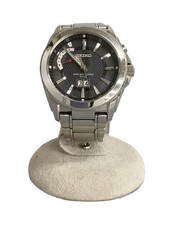 SEIKO Solar Watch Analog Stainless BLK SLV SBTT009