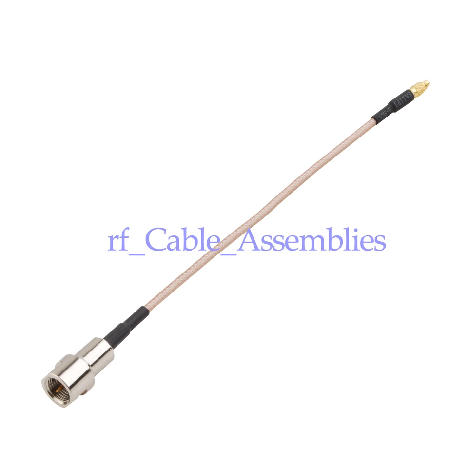FME Male to MMCX Male ST RF Adapter cable pigtail Coaxial RG316 6" for Wireless - Image 4 of 4
