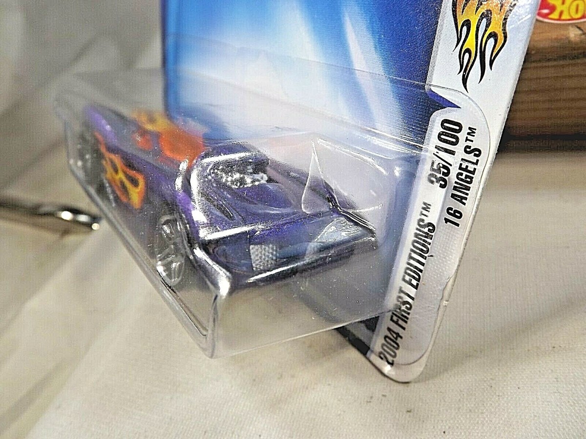 ☆キャラウィール☆３５体 2004 Hot Wheels #35 First Editions 35/100 16 ANGELS Purple w