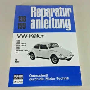 Reparaturanleitung Vw Kafer 1200 1300 1302 1303 1500 1600 181 Ab 1968 Ebay