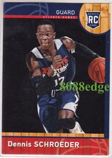 2013-14 PANINI HOOPS CHINESE RC: DENNIS SCHROEDER #148 HAWKS ROOKIE CARD