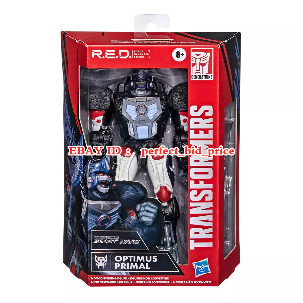 New Transformers Optimus Primal Hasbro RED Action Figure Non