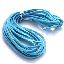3.5M Microfiber Flat Faux Leather Thread Cord For Jewelry Making Turquoise USA