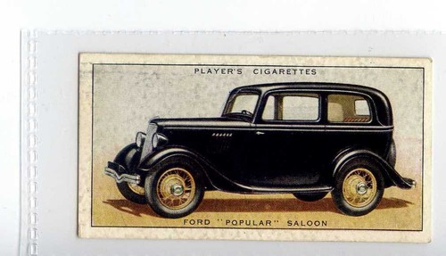 (Jf8773) JOHN PLAYERS, MOTOR CARS,FORD "POPULAR" SALOON,1936,#19