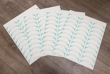 4 x Sheets of 30 Perforated Vinyl Jukebox Title Cards Strips Christmas (TCV04)