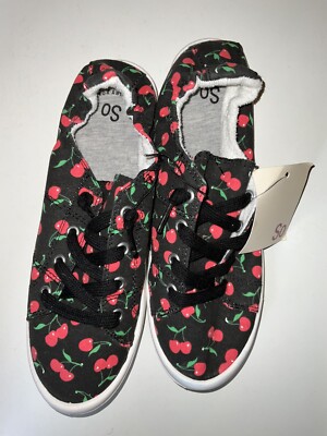So Redwood Sneakers, NWT, Women s Size 7.5, Cherries, Memory Foam