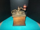 COFFEE GRINDING MILL  WOODEN "VINTAGE" HAND CRANKING GOOD CONDITIONS — photo 5