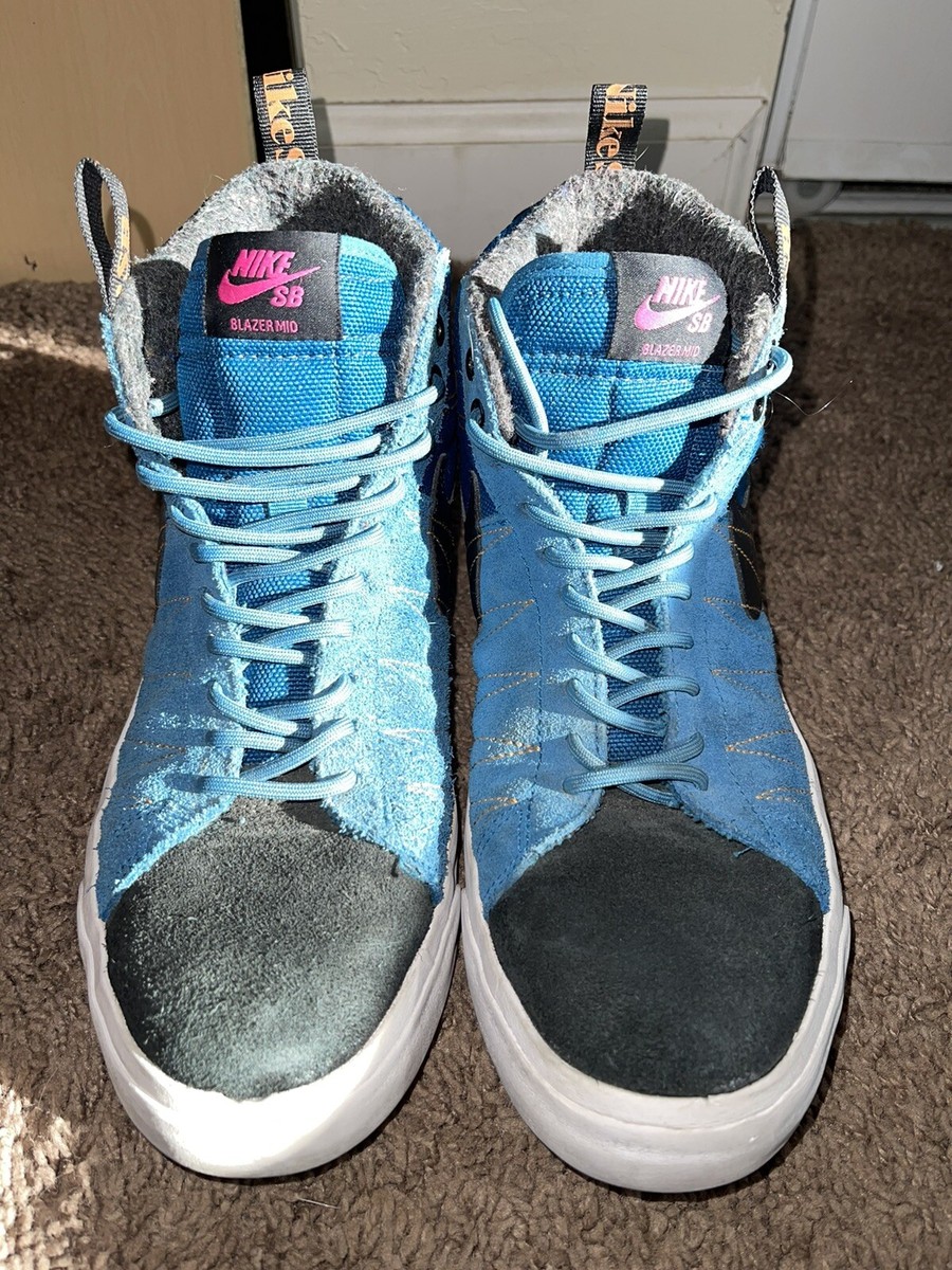 Nike SB Zoom Blazer Mid PRM Acclimate Marina Blue Pecan  display picture 2