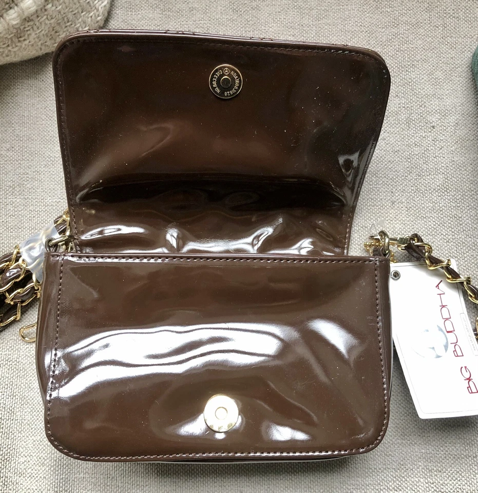 Bolso Bandolera Big Buddha Fanton Cuero Acolchado Bolso sin asas - Marrón Jeva Foto 3 de 4